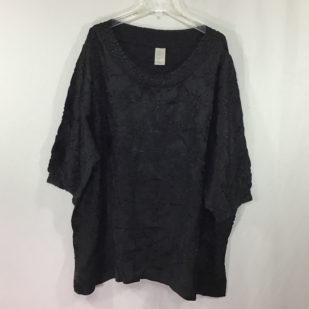 Black 3/4 Sleeve Top